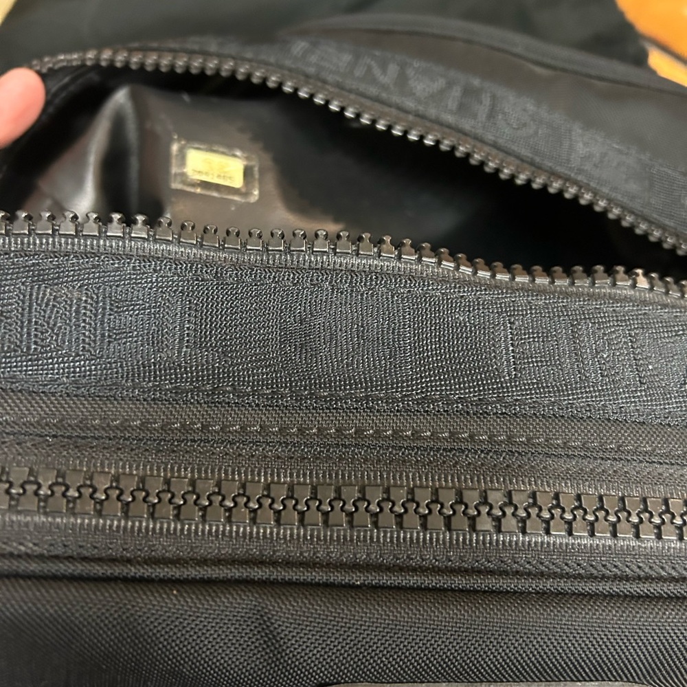 NWOT CHANEL Authentic RARE Sport Line Dopp Toiletry Travel Dust Bag Black Nylon - Picture 12 of 12